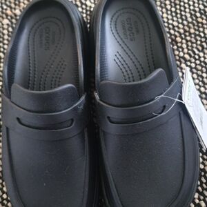 Crocs Black Slip-On Shoes